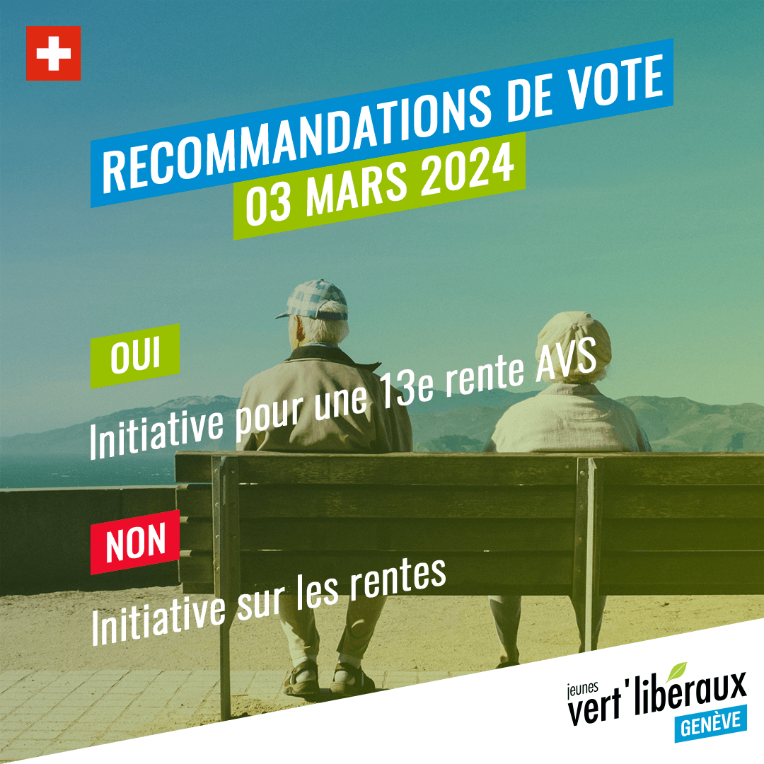 Prises de positions pour les votations du 3 mars 2024