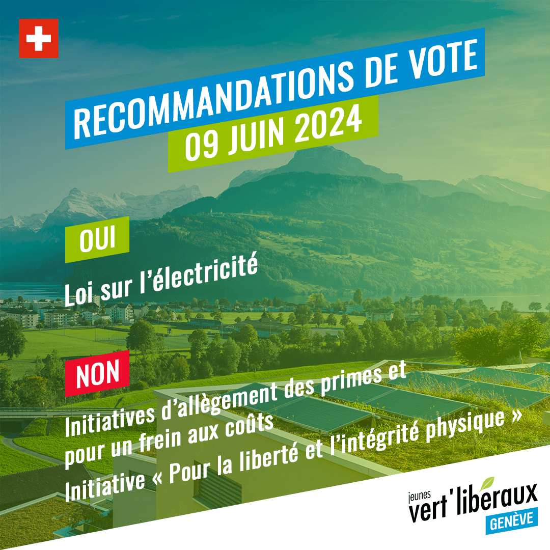 Prises de positions pour les votations du 9 juin