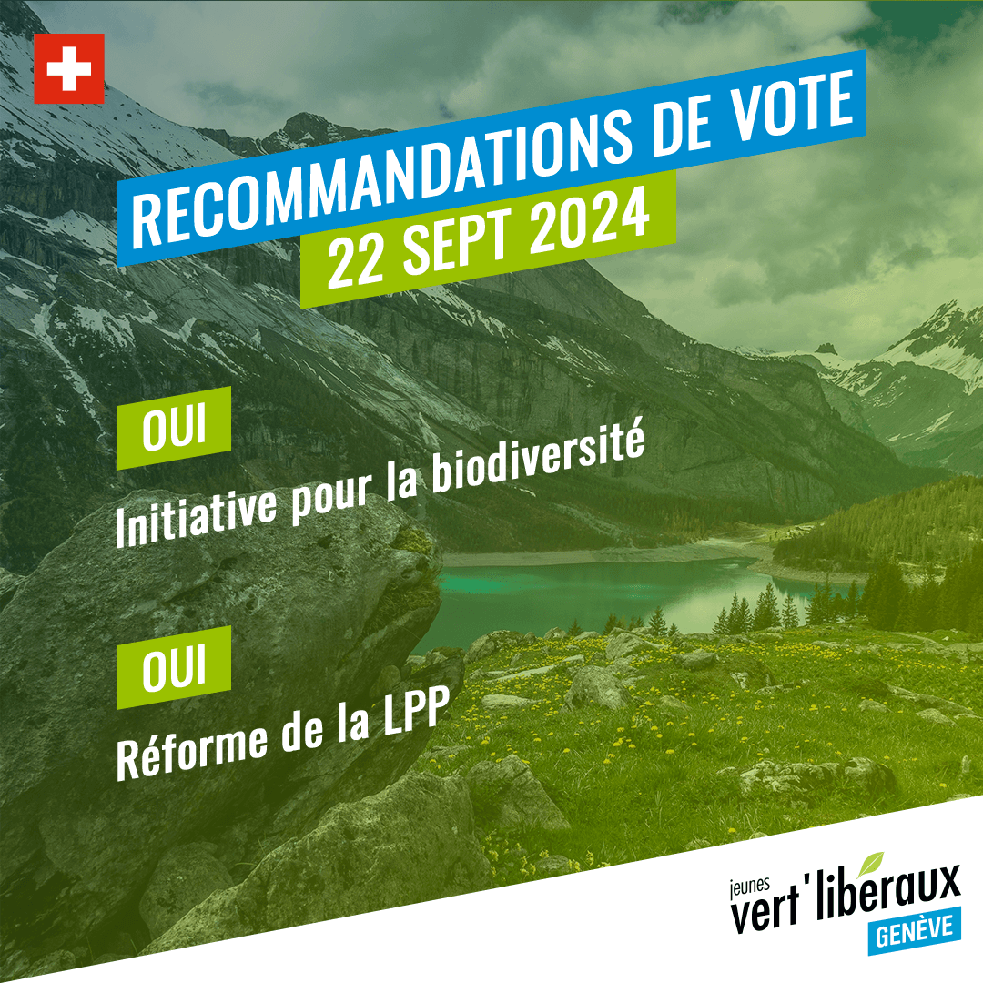 Prises de positions pour les votations du 22 septembre
