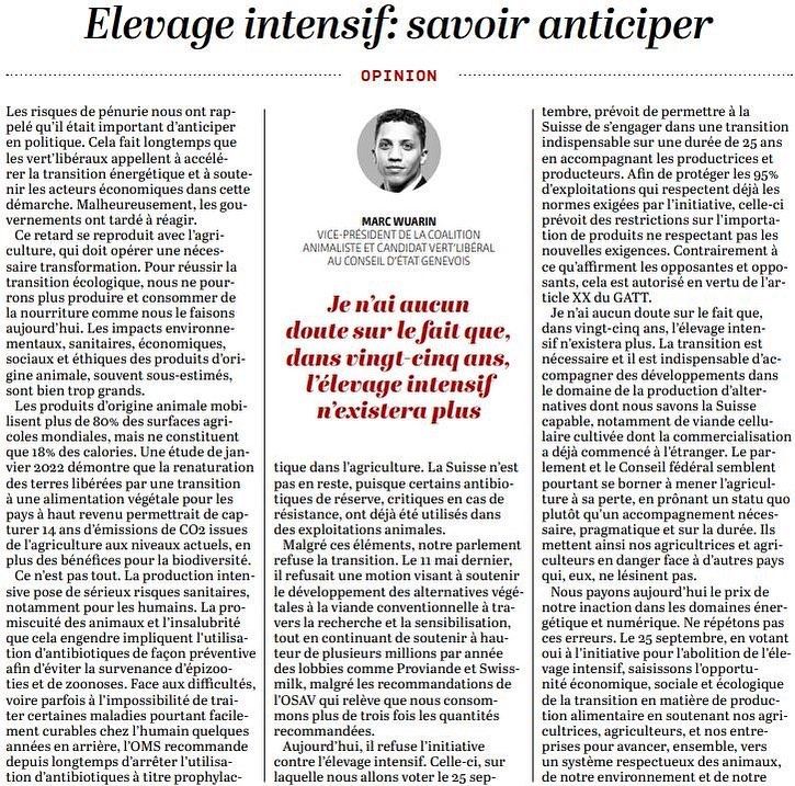 Élevage intensif, savoir anticiper