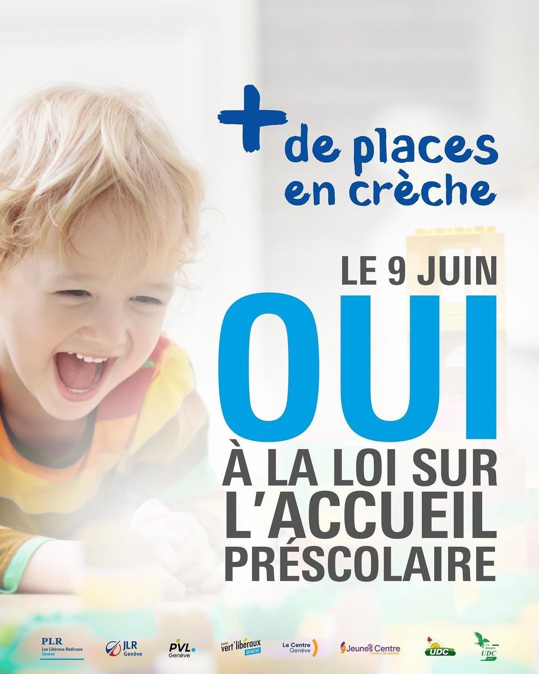 Le 9 juin, votons oui à l’accueil préscolaire