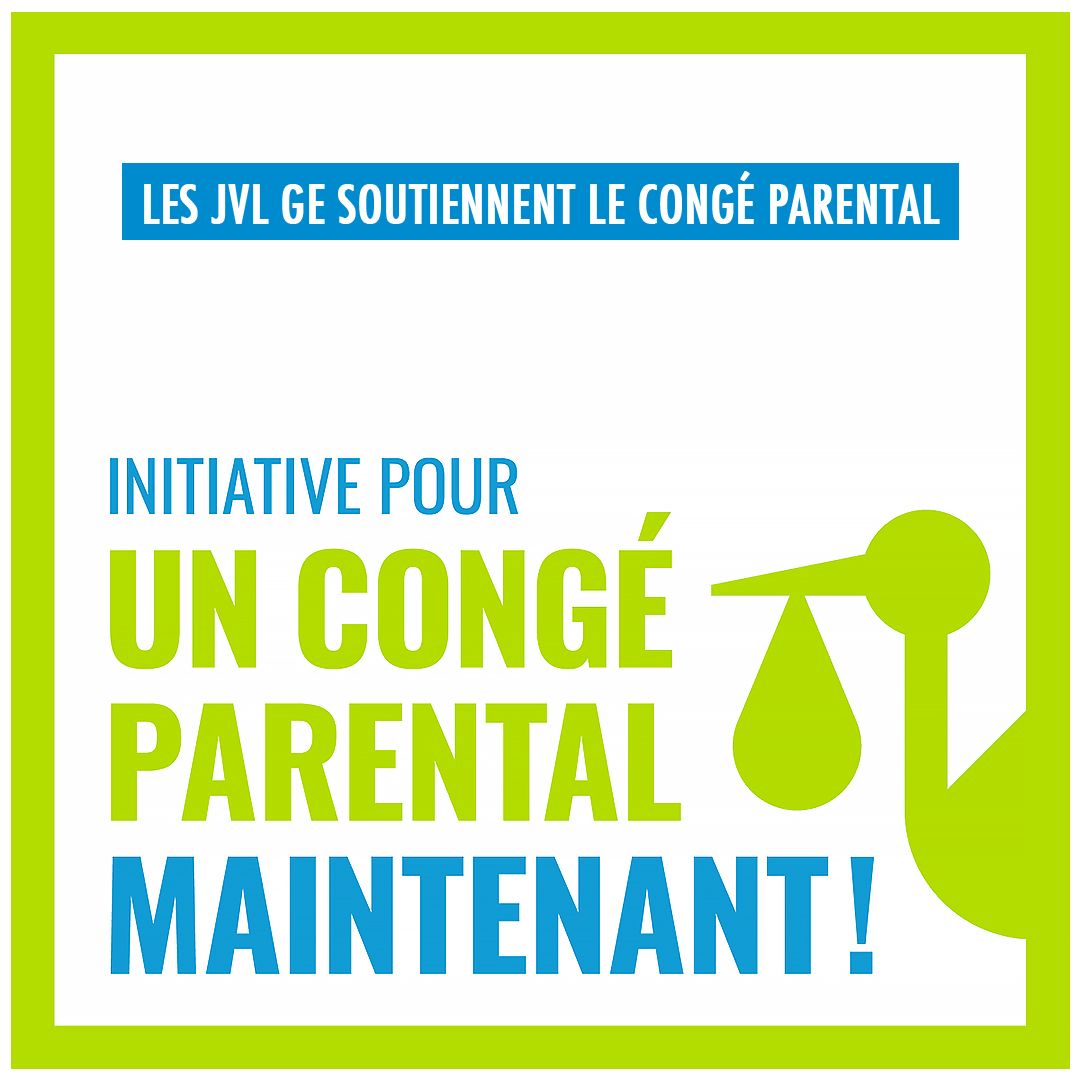 Les Jeunes Vert’libéraux genevois pour le congé parental de 24 semaines