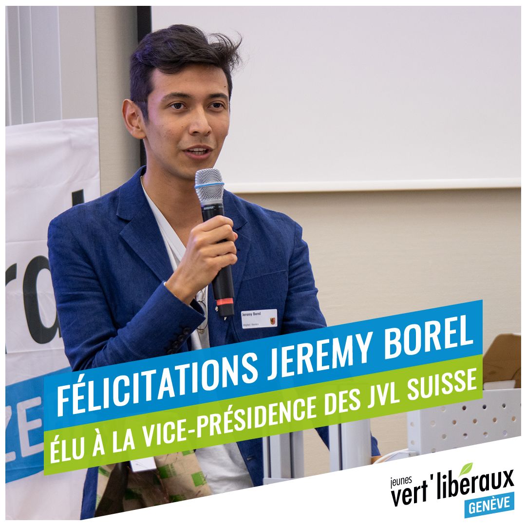 Jeremy Borel est élu à la vice-présidence des JVL Suisse