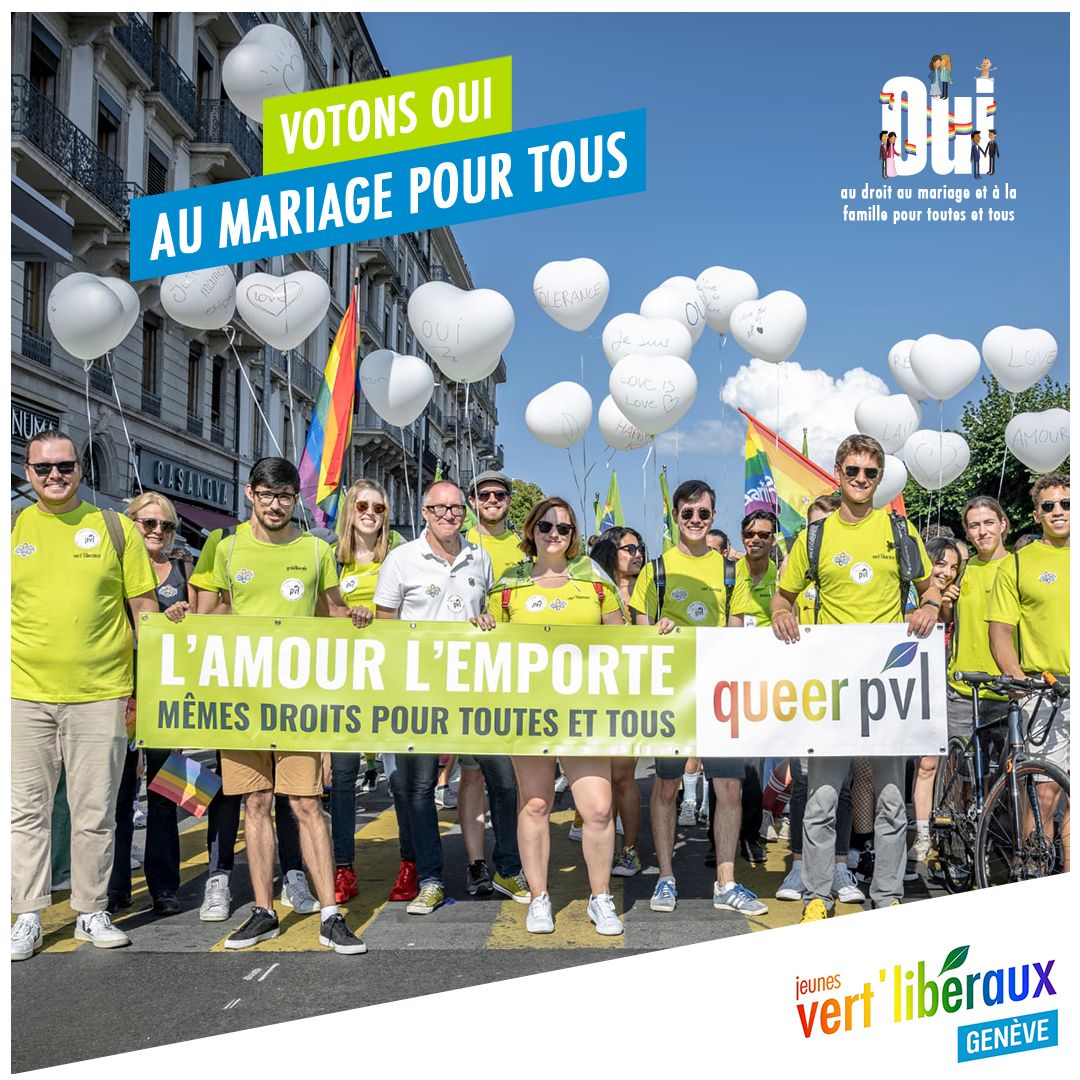 Les JVL Genève étaient à la Geneva Pride 2021