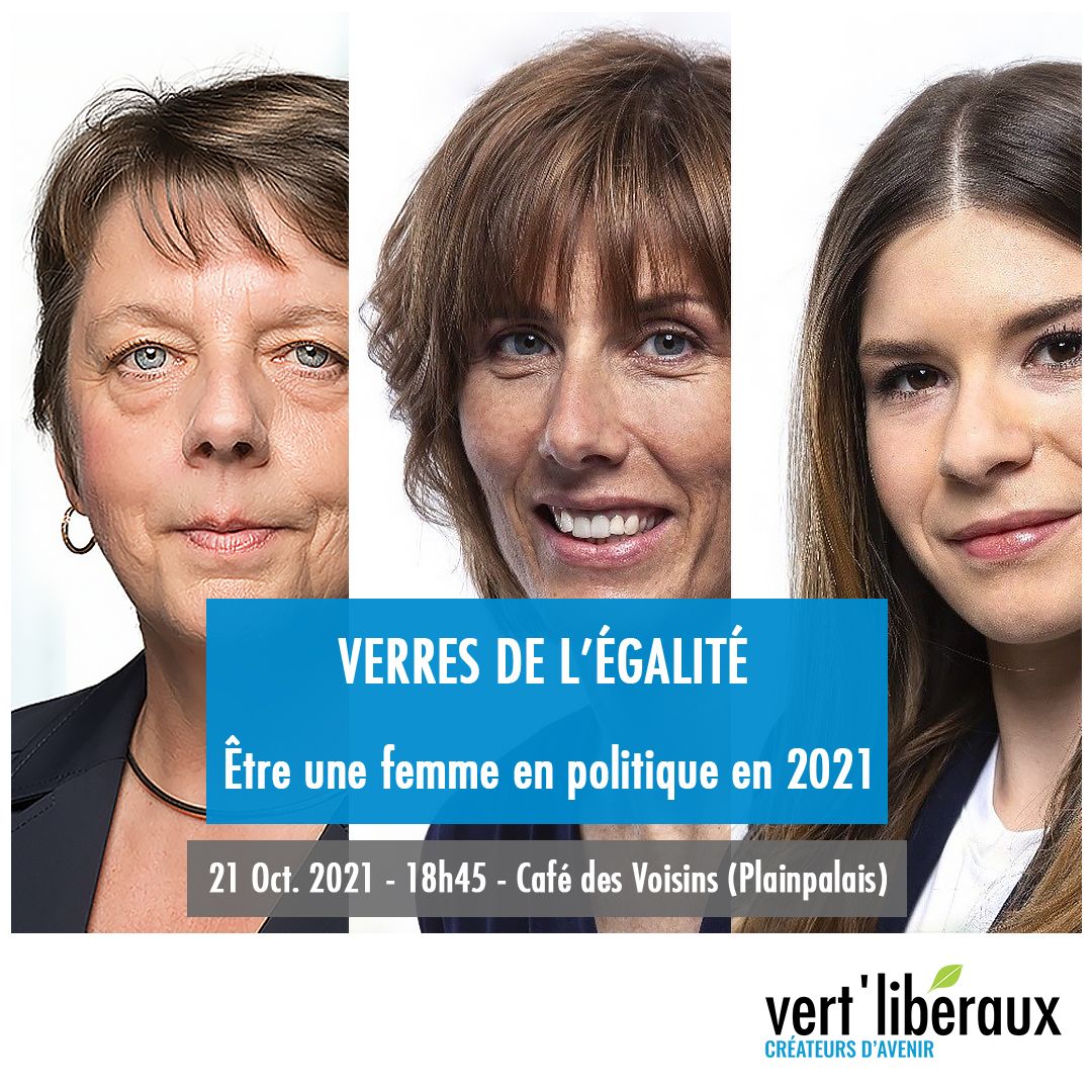 Verres de l’égalité – Être une femme en politique en 2021